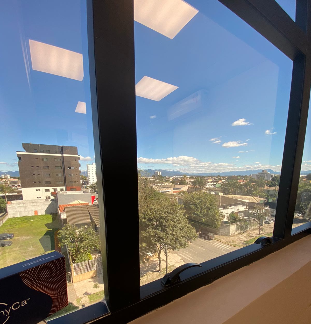 Vista da janela do consultório